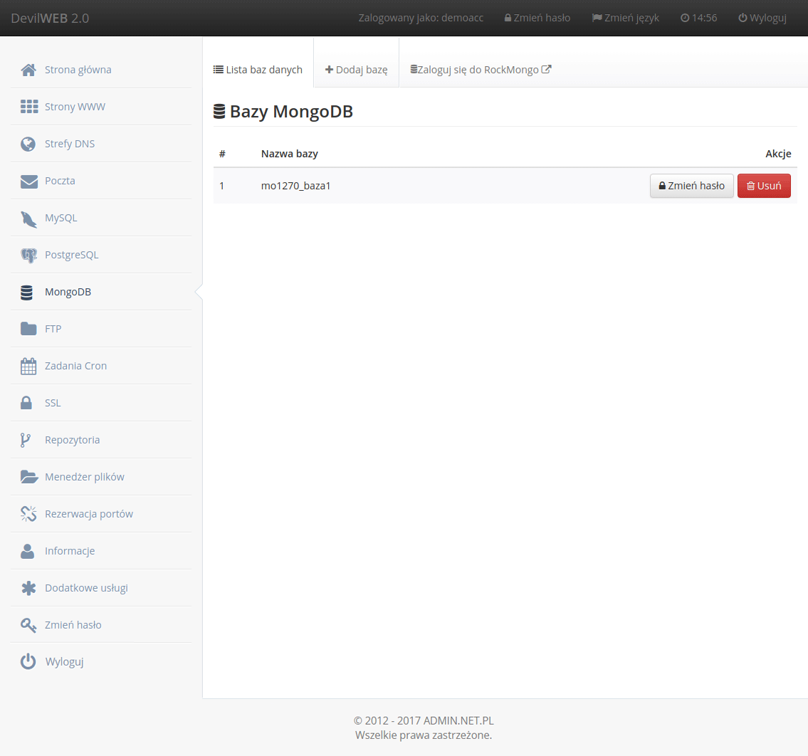 Bazy MongoDB